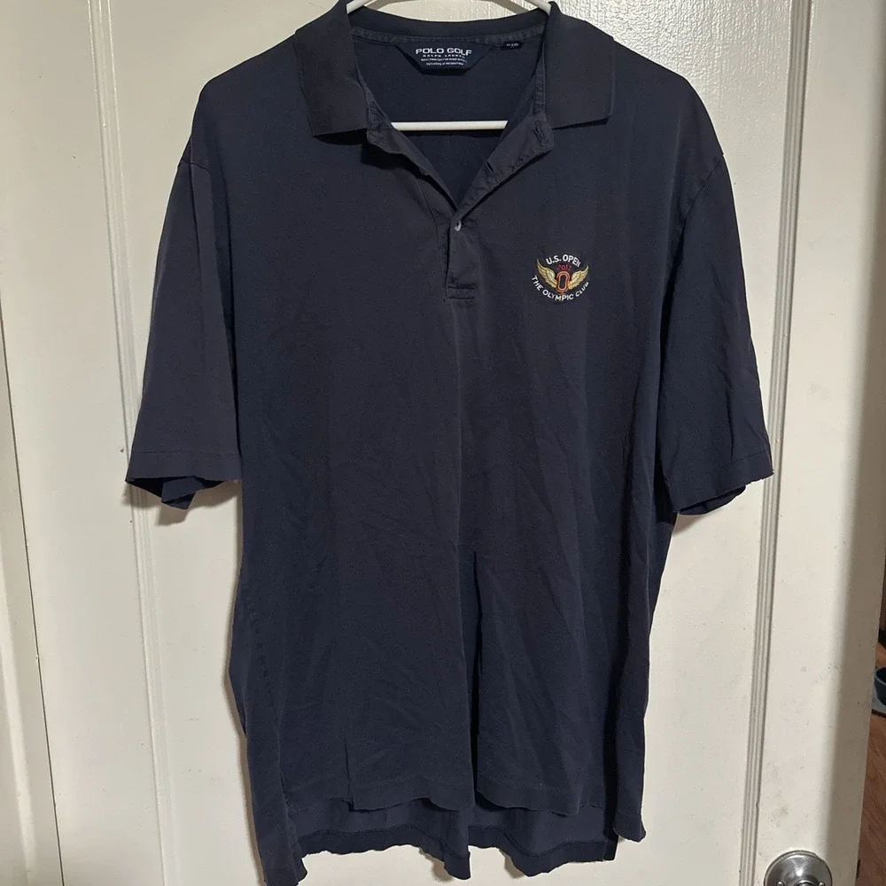 Ralph Lauren Polo Shirt Mens MEDIUM Polo Golf US OPEN 2012 Olympic Club